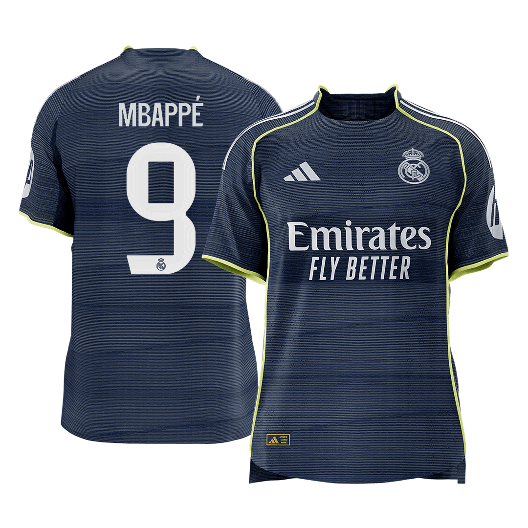 Real Madrid Udebanebanetrøje Spillerversion 2025/26 MBAPPÉ #9 [PREMIUM]