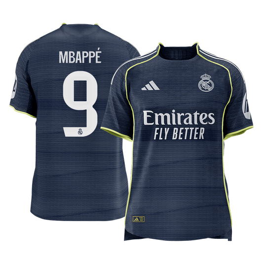 Real Madrid Udebanebanetrøje Spillerversion 2025/26 MBAPPÉ #9 [PREMIUM]
