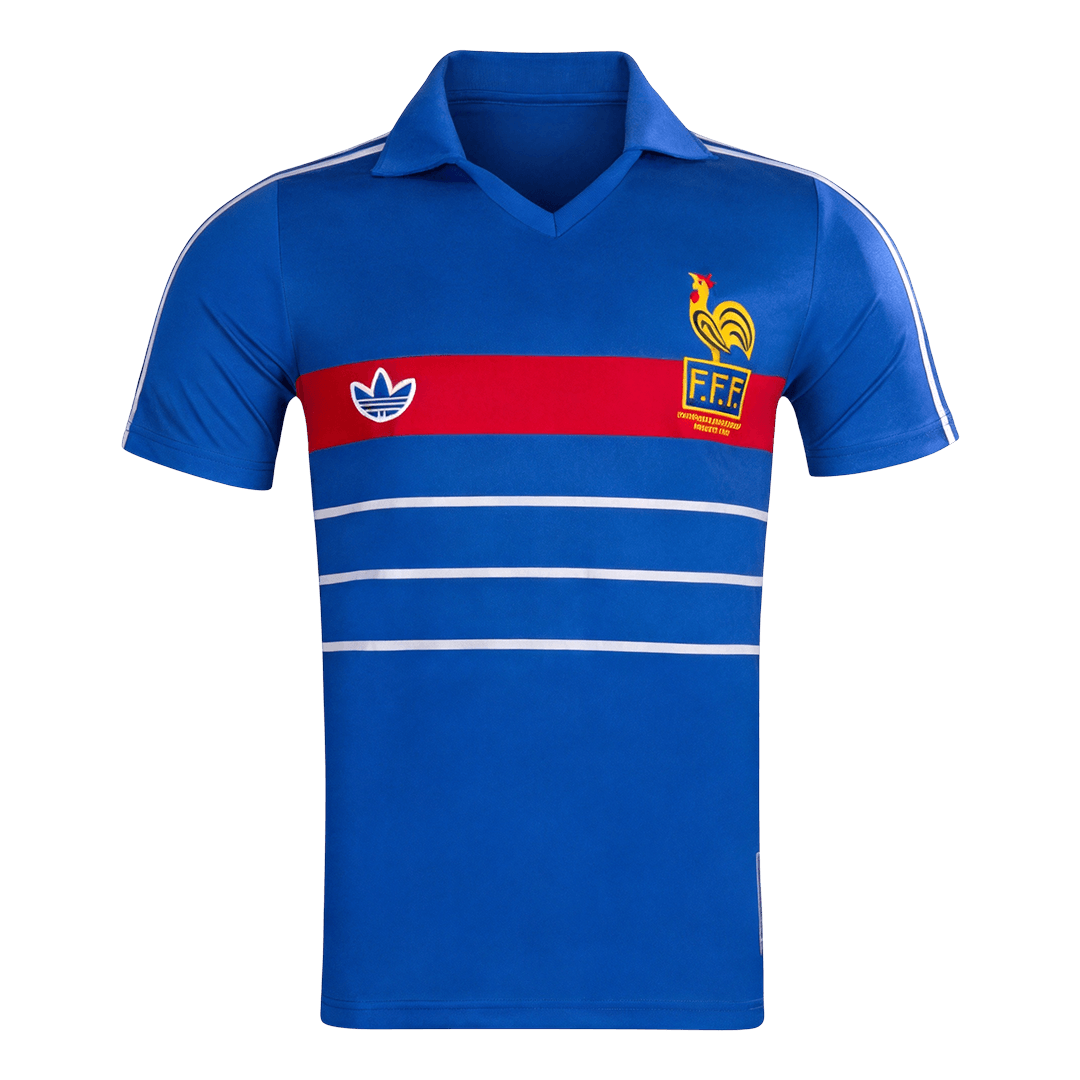 France Retro Hjemmebanetrøje 1984