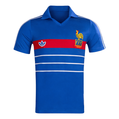 France Retro Hjemmebanetrøje 1984