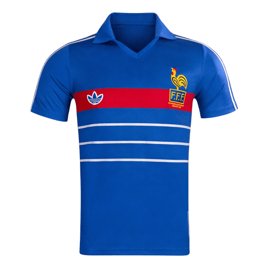 France Retro Hjemmebanetrøje 1984
