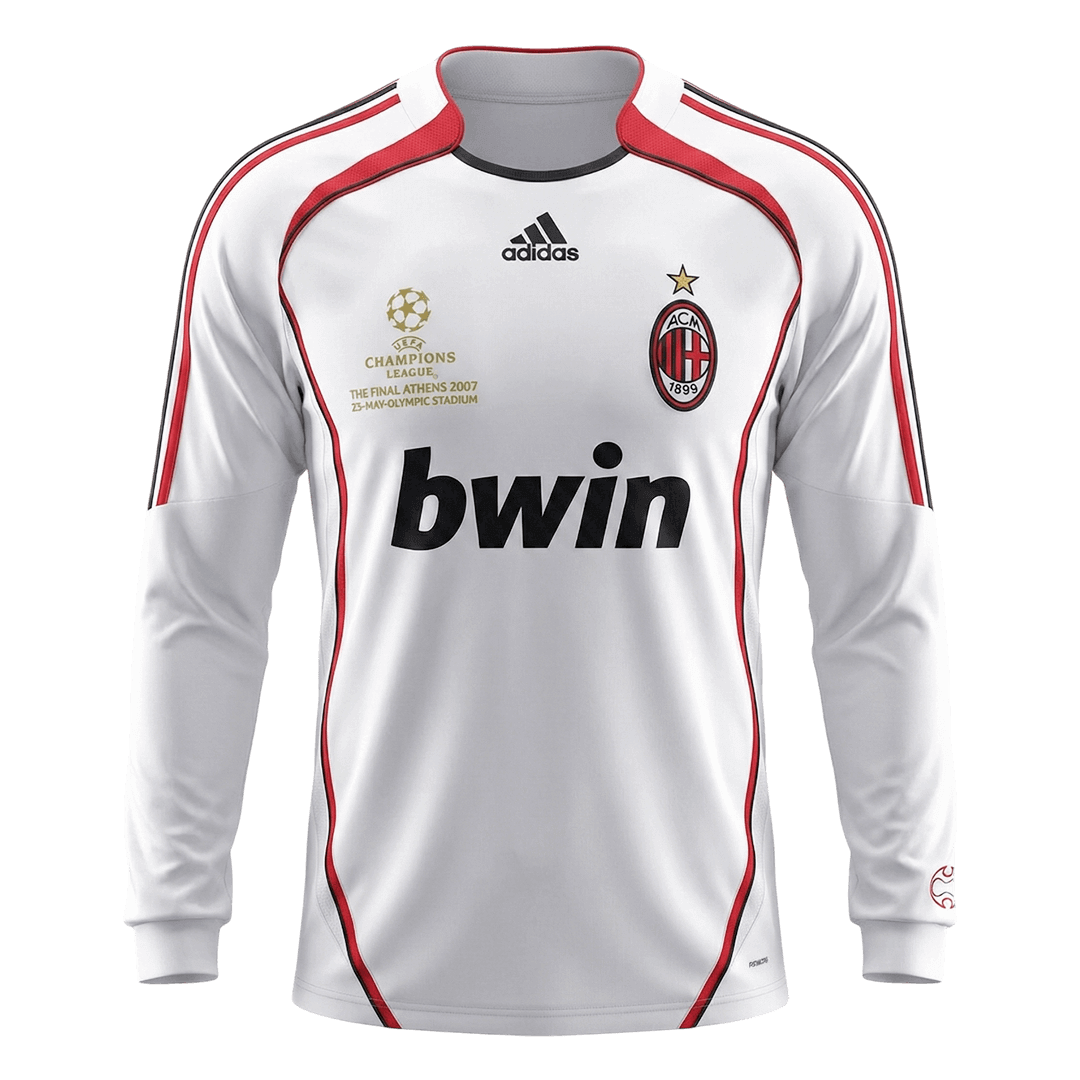 AC Milan Retro Langærmet Udebanebanetrøje 2006/07