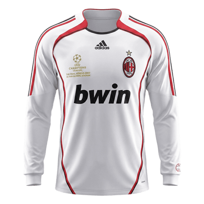 AC Milan Retro Langærmet Udebanebanetrøje 2006/07