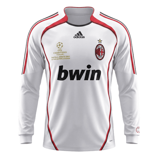 AC Milan Retro Langærmet Udebanebanetrøje 2006/07