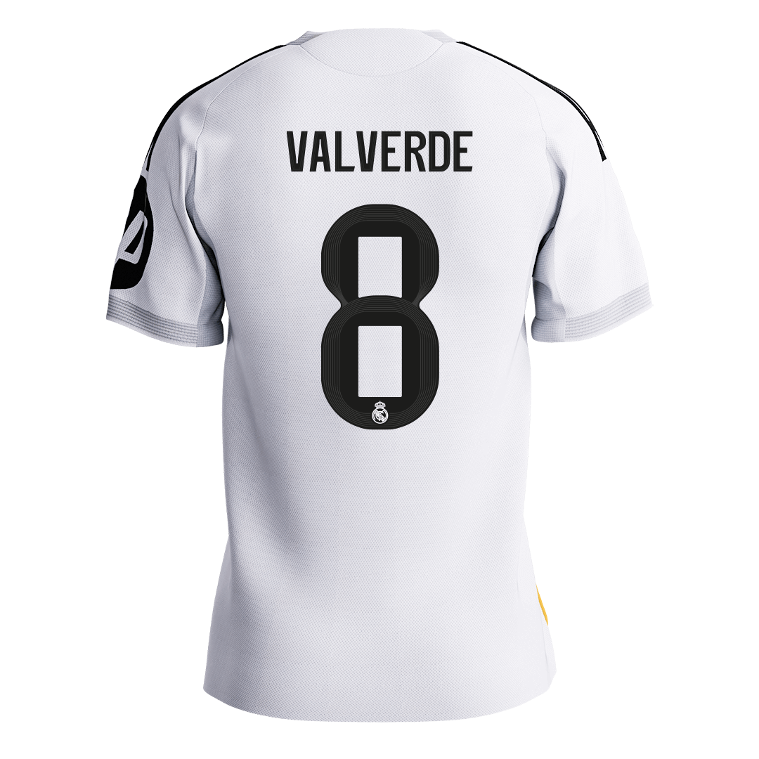 Real Madrid Hjemmebanetrøje Spillerversion 2025/26 VALVERDE #8 [PREMIUM]