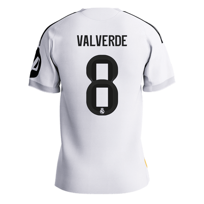 Real Madrid Hjemmebanetrøje Spillerversion 2025/26 VALVERDE #8 [PREMIUM]