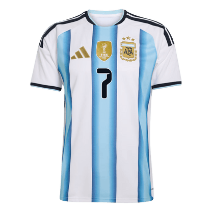 Argentina World Cup Hjemmetrøje 2026 DE PAUL #7 [PREMIUM]