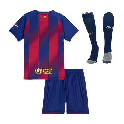 Barcelona Hjemmebanesæt Børn 3-dele 2025/26