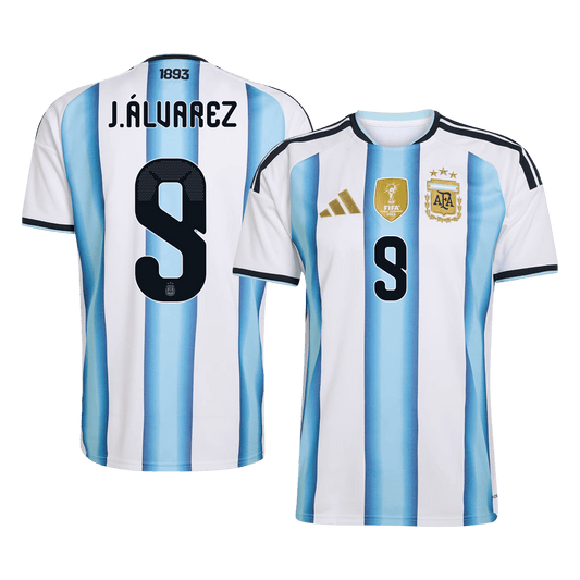 Argentina World Cup Hjemmetrøje 2026 J.ÁLVAREZ [PREMIUM]