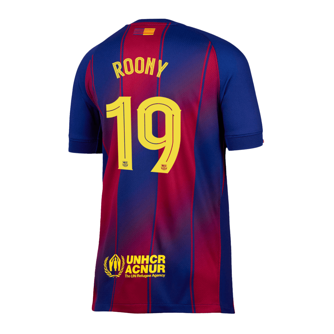 Barcelona Hjemmetrøje 2025/26 UCL ROONY #19