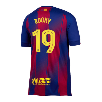 Barcelona Hjemmetrøje 2025/26 UCL ROONY #19