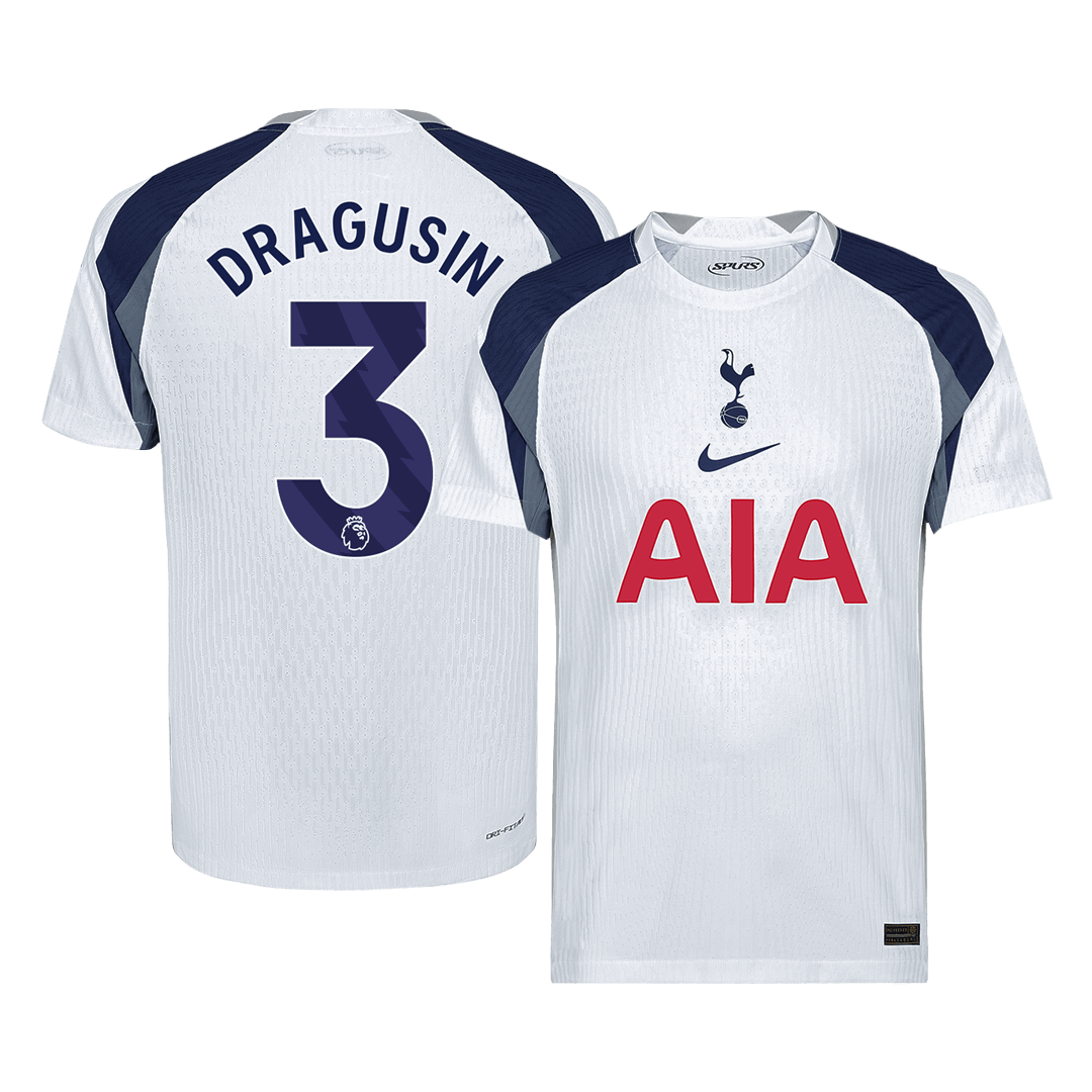 Tottenham Hotspur Hjemmebanetrøje Spillerversion 2025/26 DRAGUSIN #3