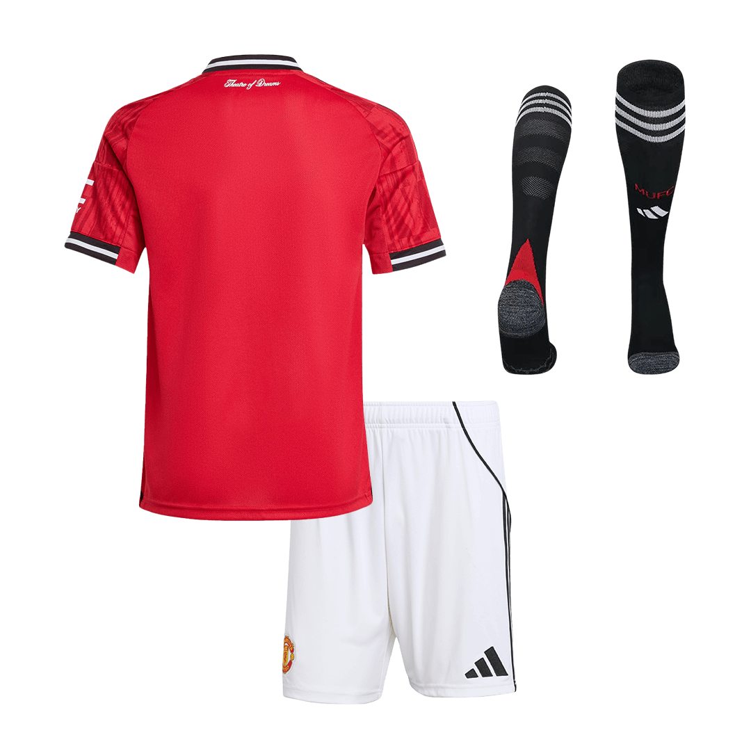 Manchester United Hjemmebanesæt Børn 3-dele 2025/26