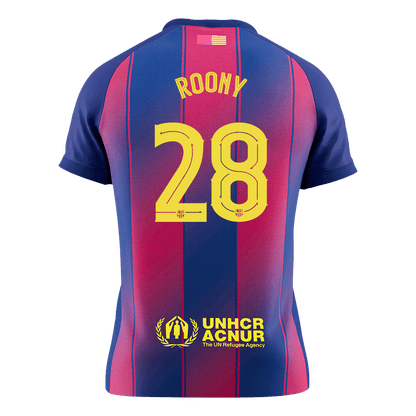 Barcelona Hjemmetrøje 2025/26 UCL ROONY #28