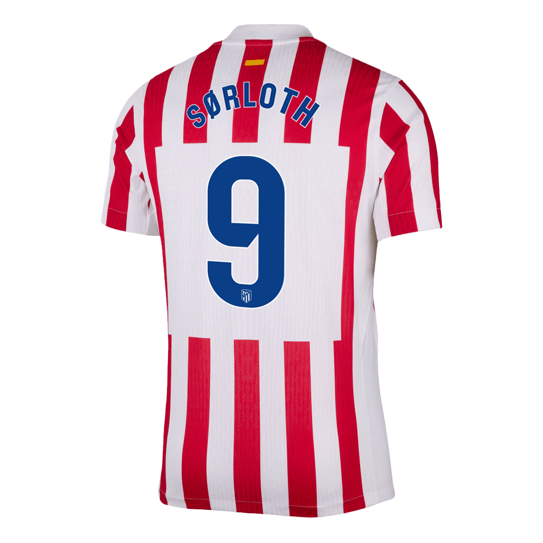 Atletico Madrid Hjemmebanetrøje Spillerversion 2025/26 SØRLOTH #9