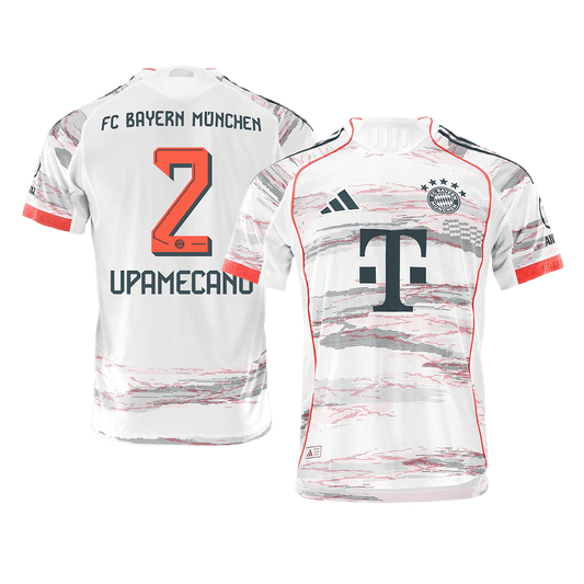 Bayern Munich Udebanebanetrøje Spillerversion 2025/26 UPAMECANO #2