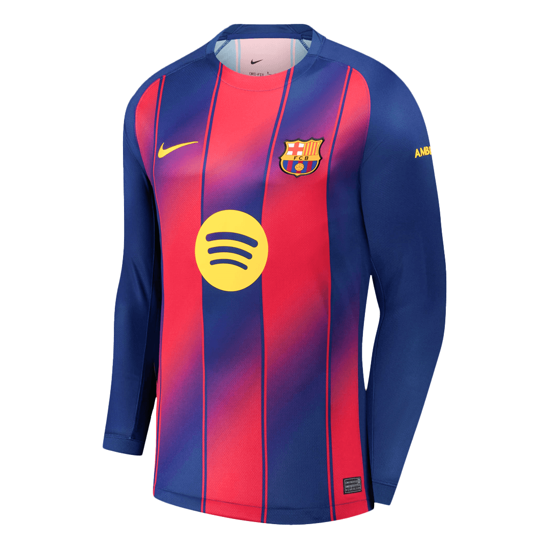 Barcelona Langærmet Hjemmebanetrøje 2025/26