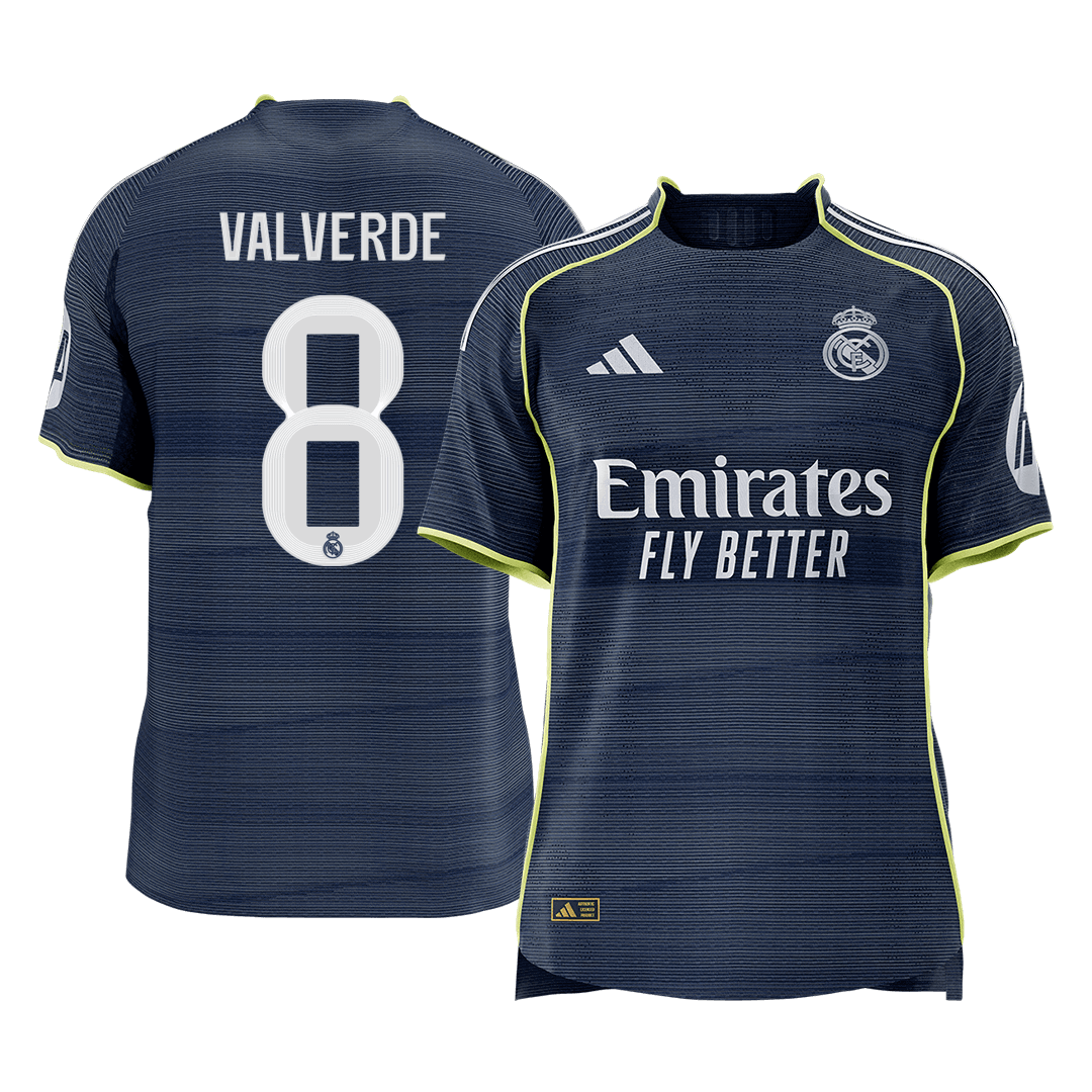 Real Madrid Udebanebanetrøje Spillerversion 2025/26 VALVERDE #8 [PREMIUM]