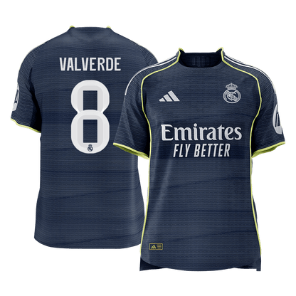Real Madrid Udebanebanetrøje Spillerversion 2025/26 VALVERDE #8 [PREMIUM]