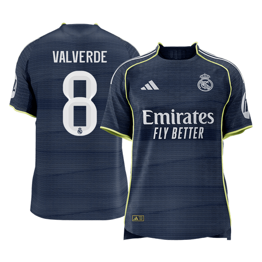 Real Madrid Udebanebanetrøje Spillerversion 2025/26 VALVERDE #8 [PREMIUM]