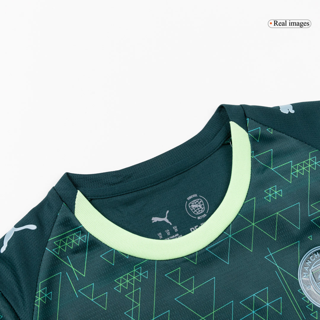 Manchester City Fjerdebanesæt Børn 2025/26