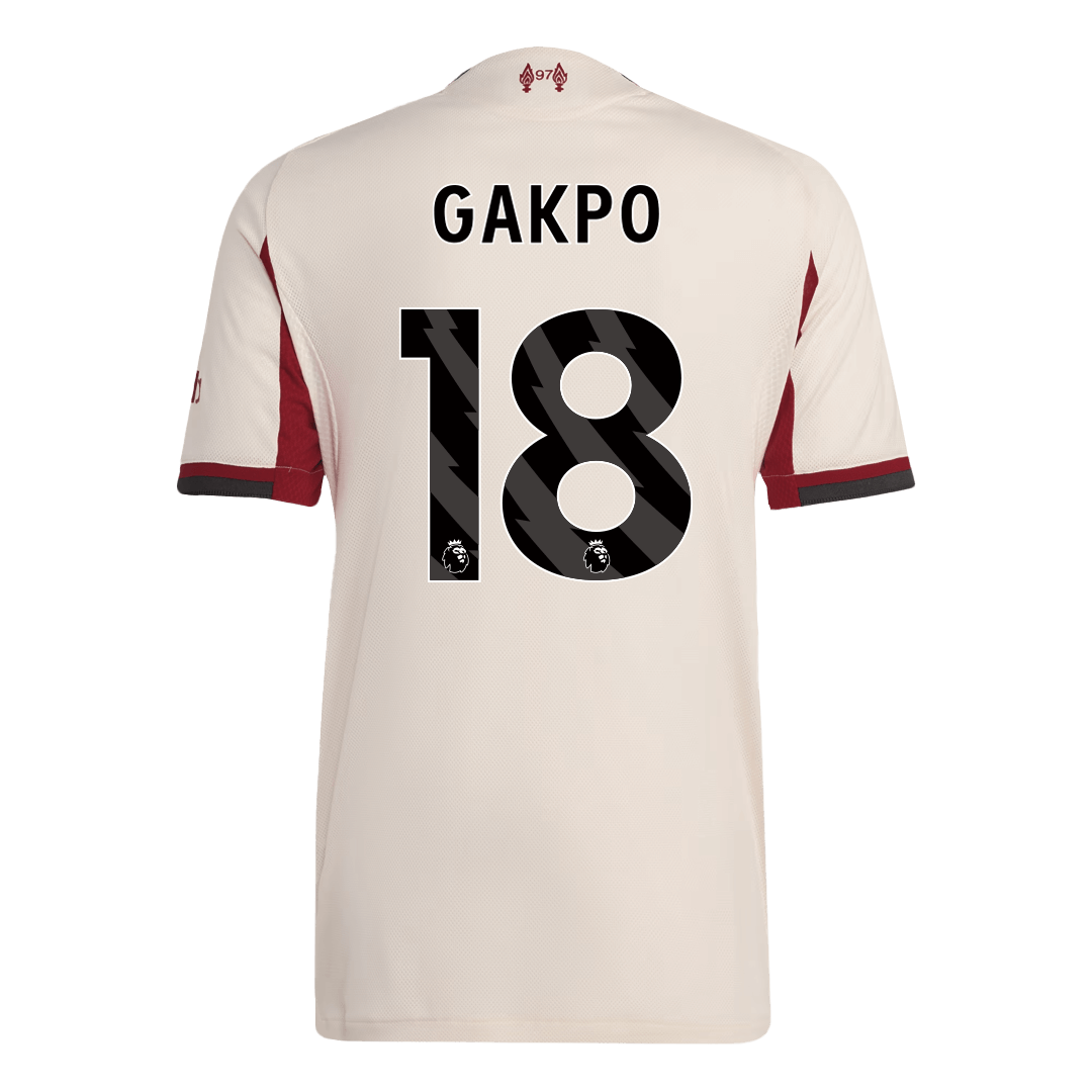 Liverpool Udebanebanetrøje Spillerversion 2025/26 GAKPO #18
