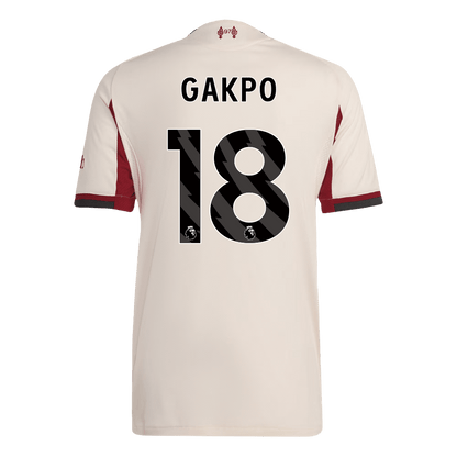 Liverpool Udebanebanetrøje Spillerversion 2025/26 GAKPO #18