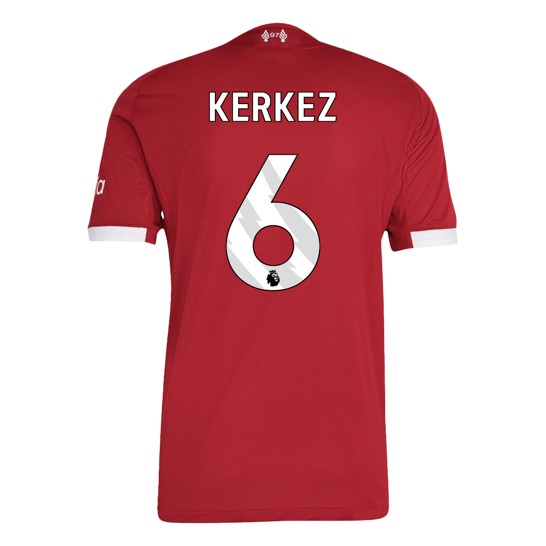 Liverpool Hjemmebanetrøje Spillerversion 2025/26 KERKEZ #6