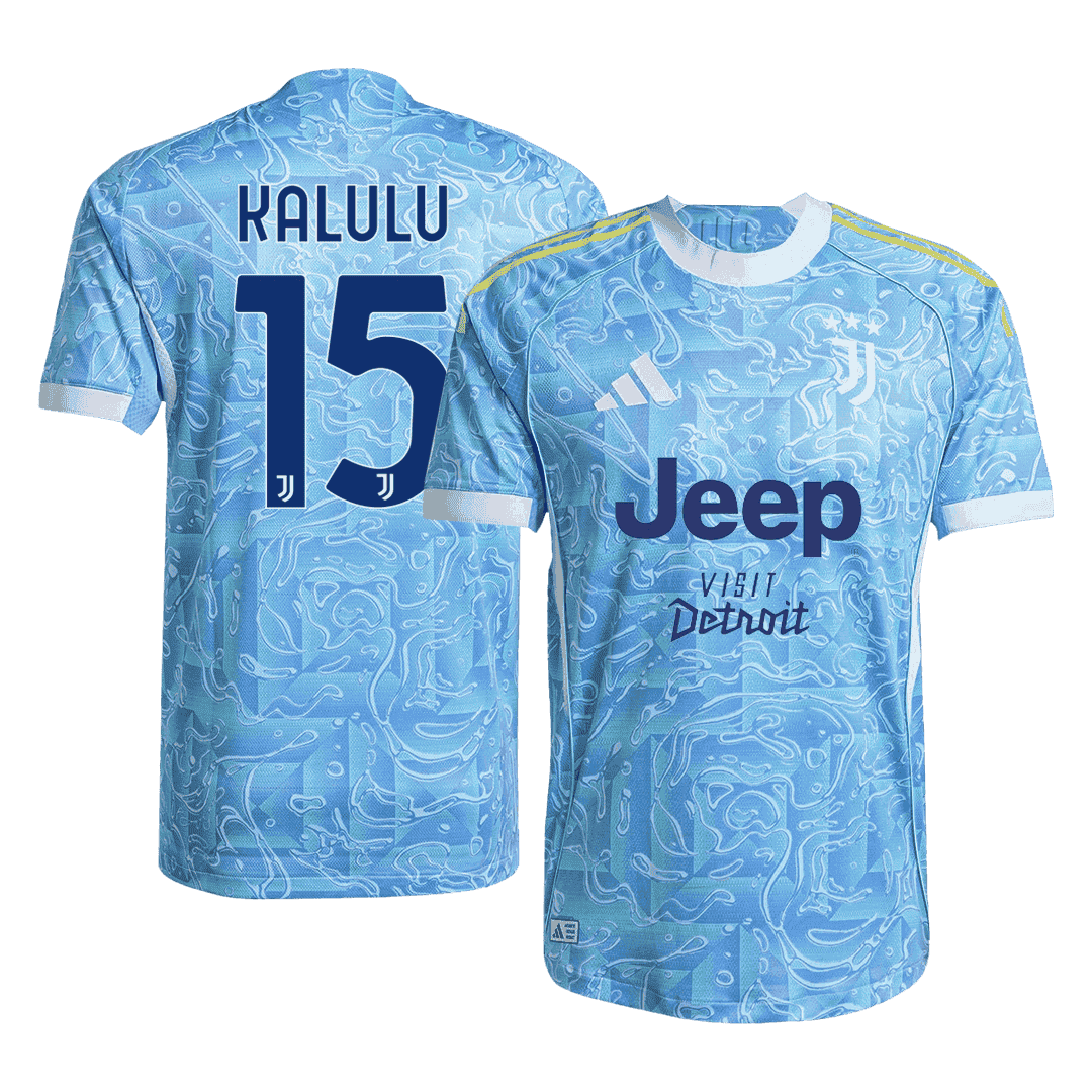Juventus Udebanebanetrøje Spillerversion 2025/26 KALULU #15