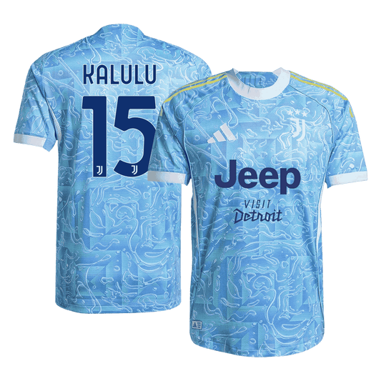 Juventus Udebanebanetrøje Spillerversion 2025/26 KALULU #15