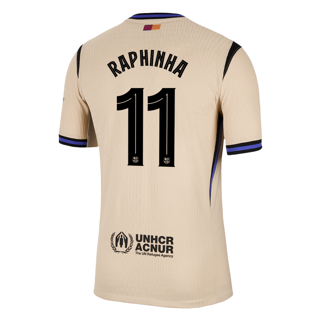 Barcelona Udebanebanetrøje Spillerversion 2025/26 UCL RAPHINHA #11