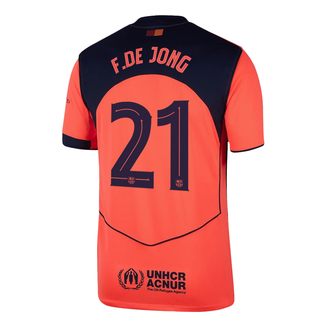 Barcelona Tredjetrøje 2025/26 UCL F.DE JONG #21