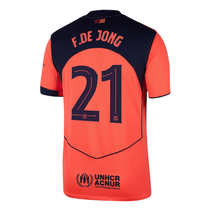 Barcelona Tredjetrøje 2025/26 UCL F.DE JONG #21