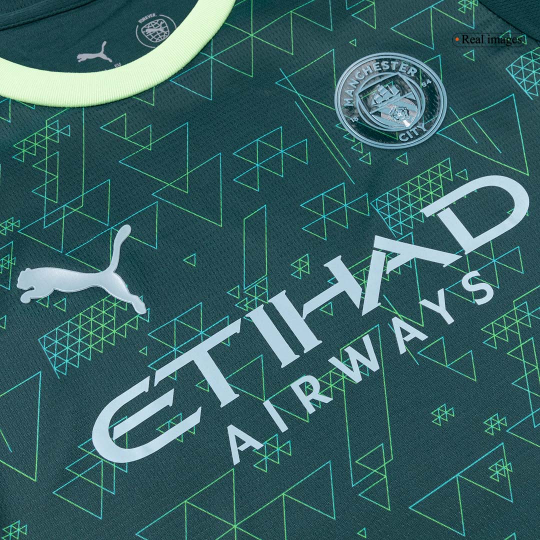 Manchester City Fjerdebanesæt Børn 2025/26