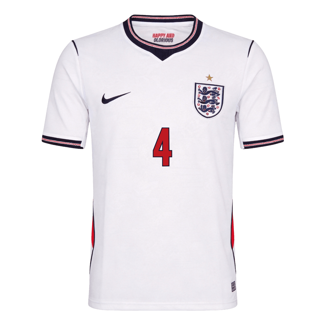 England World Cup Hjemmetrøje 2026 RICE #4