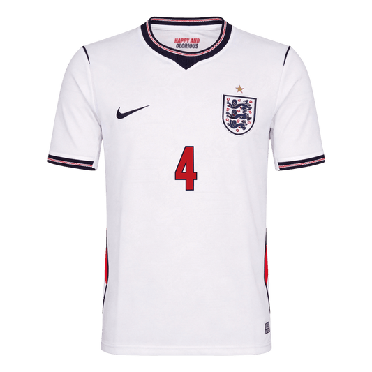 England World Cup Hjemmetrøje 2026 RICE #4