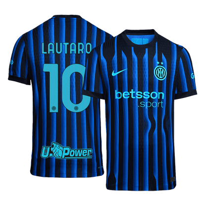 Inter Milan Hjemmebanetrøje Spillerversion 2025/26 LAUTARO #10