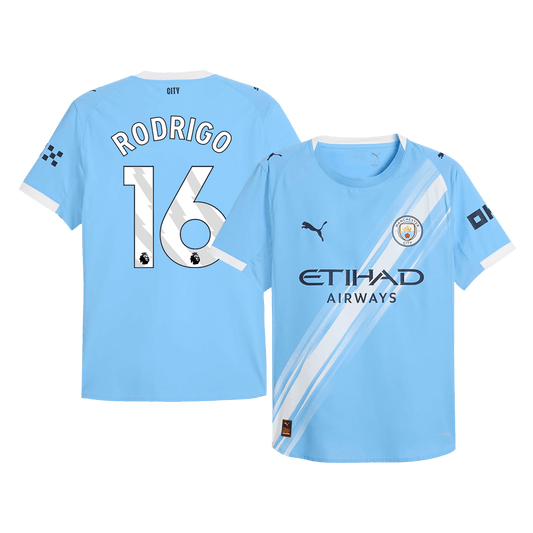 Manchester City Hjemmebanetrøje Spillerversion 2025/26 RODRIGO #16
