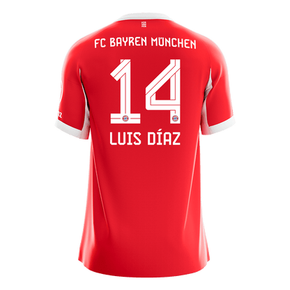 Bayern Munich Hjemmetrøje 2025/26 LUIS DÍAZ #14 [PREMIUM]