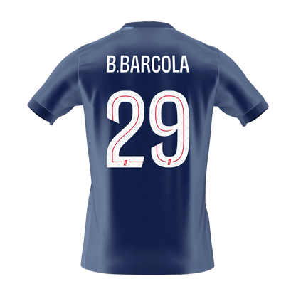 PSG Hjemmetrøje 2025/26 B.BARCOLA #29 [PREMIUM]