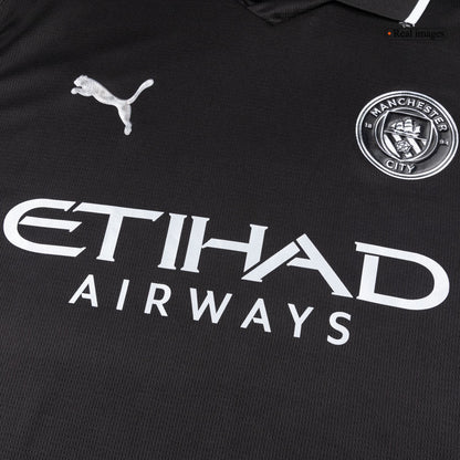 Manchester City Langærmet Udebanebanetrøje 2025/26