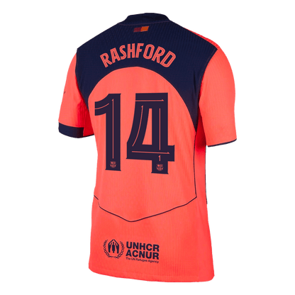 Barcelona Tredjebanetrøje Spillerversion 2025/26 UCL RASHFORD #14