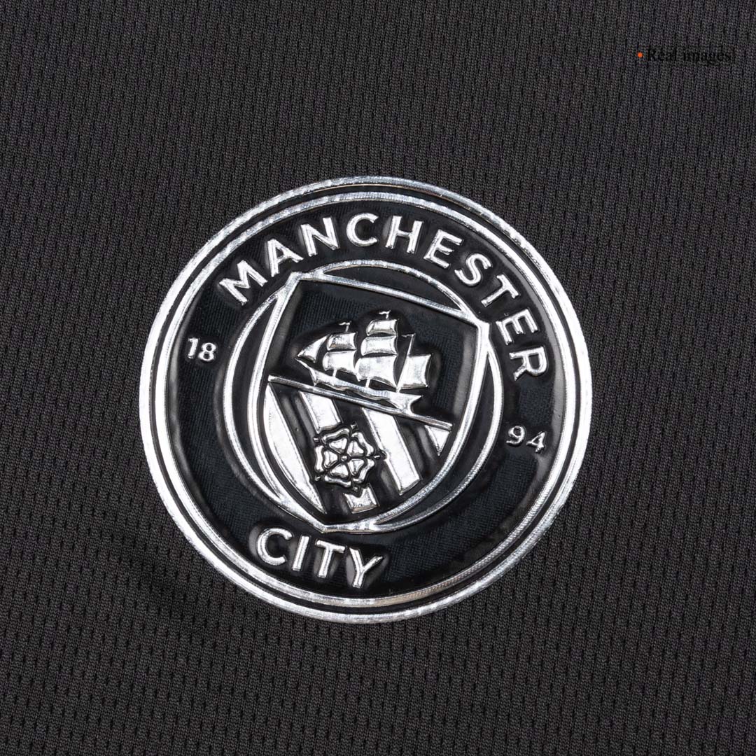 Manchester City Langærmet Udebanebanetrøje 2025/26