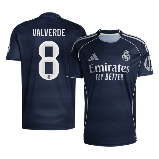 Real Madrid Udebanetrøje 2025/26 VALVERDE #8 [PREMIUM]