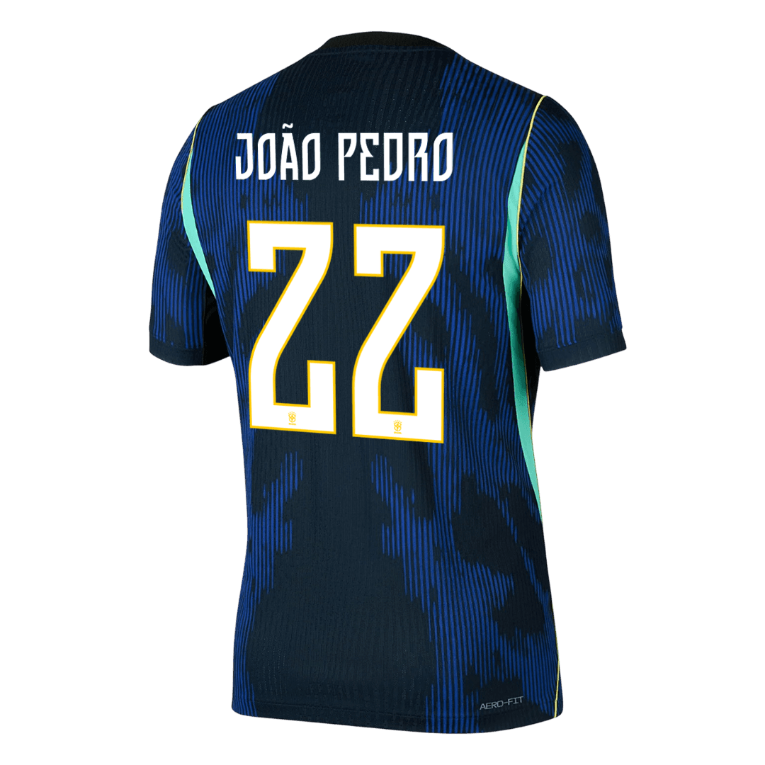 Brazil World Cup Udebanebanetrøje Spillerversion 2026 JOÃO PEDRO #22