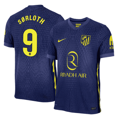 Atletico Madrid Udebanebanetrøje Spillerversion 2025/26 SØRLOTH #9