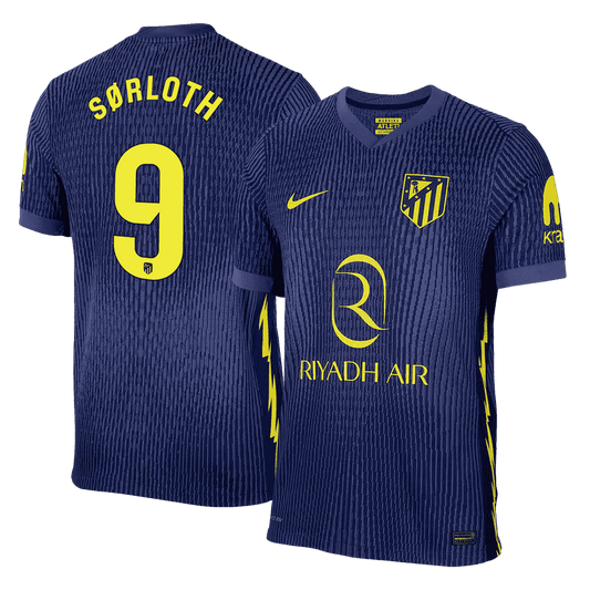Atletico Madrid Udebanebanetrøje Spillerversion 2025/26 SØRLOTH #9
