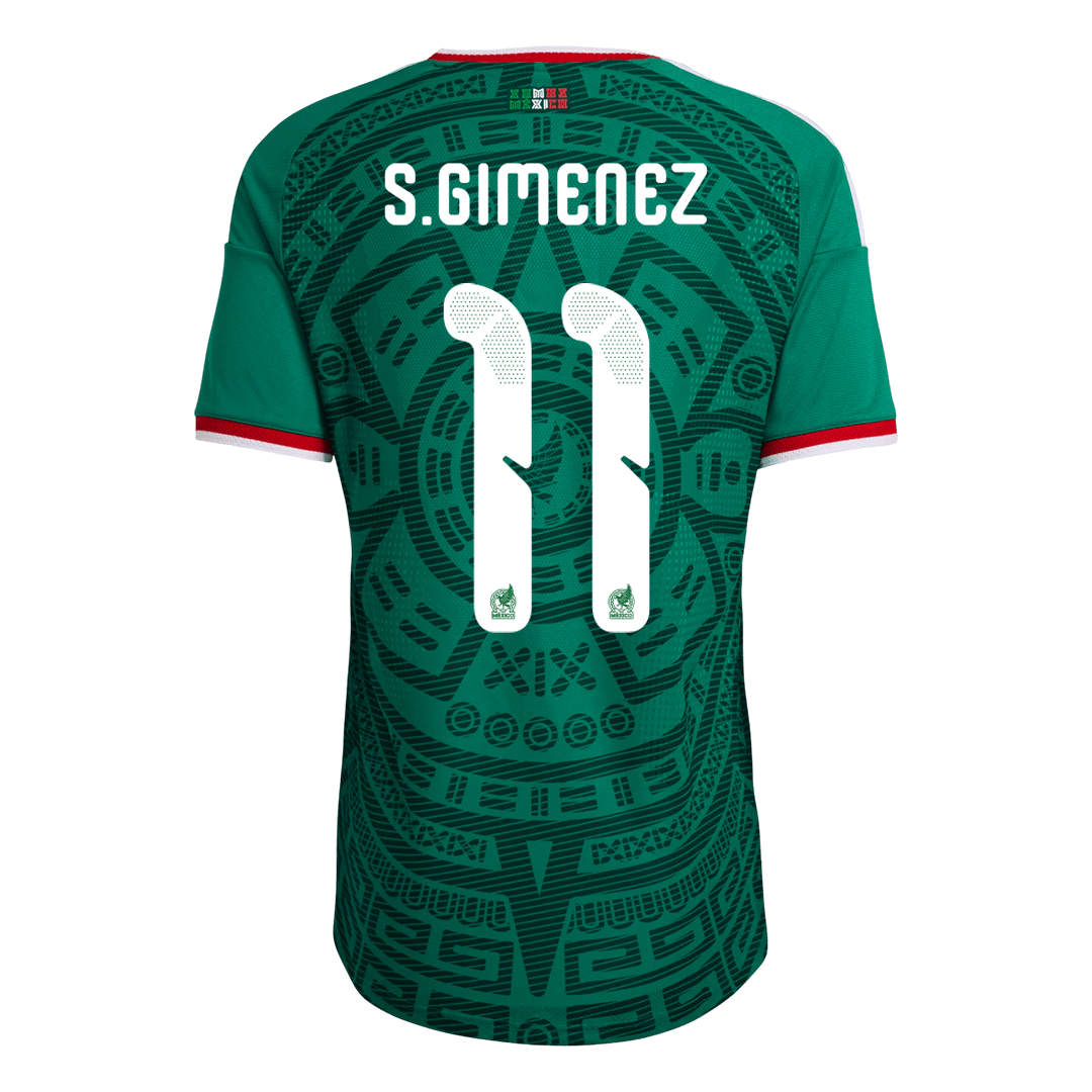 Mexico World Cup Hjemmebanetrøje Spillerversion 2026 S.GIMENEZ #11