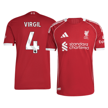 Liverpool Hjemmebanetrøje Spillerversion 2025/26 VIRGIL #4