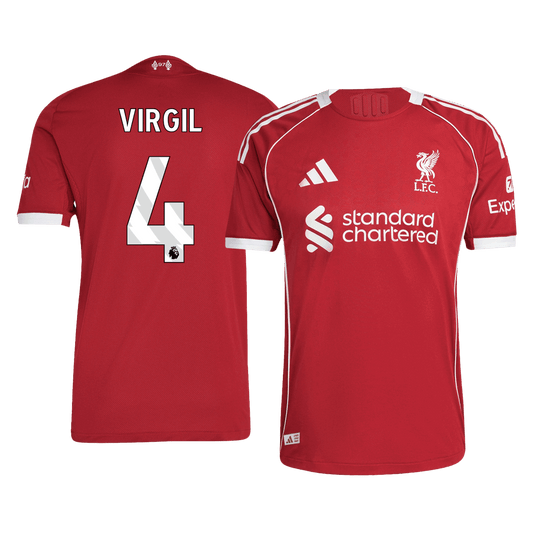 Liverpool Hjemmebanetrøje Spillerversion 2025/26 VIRGIL #4